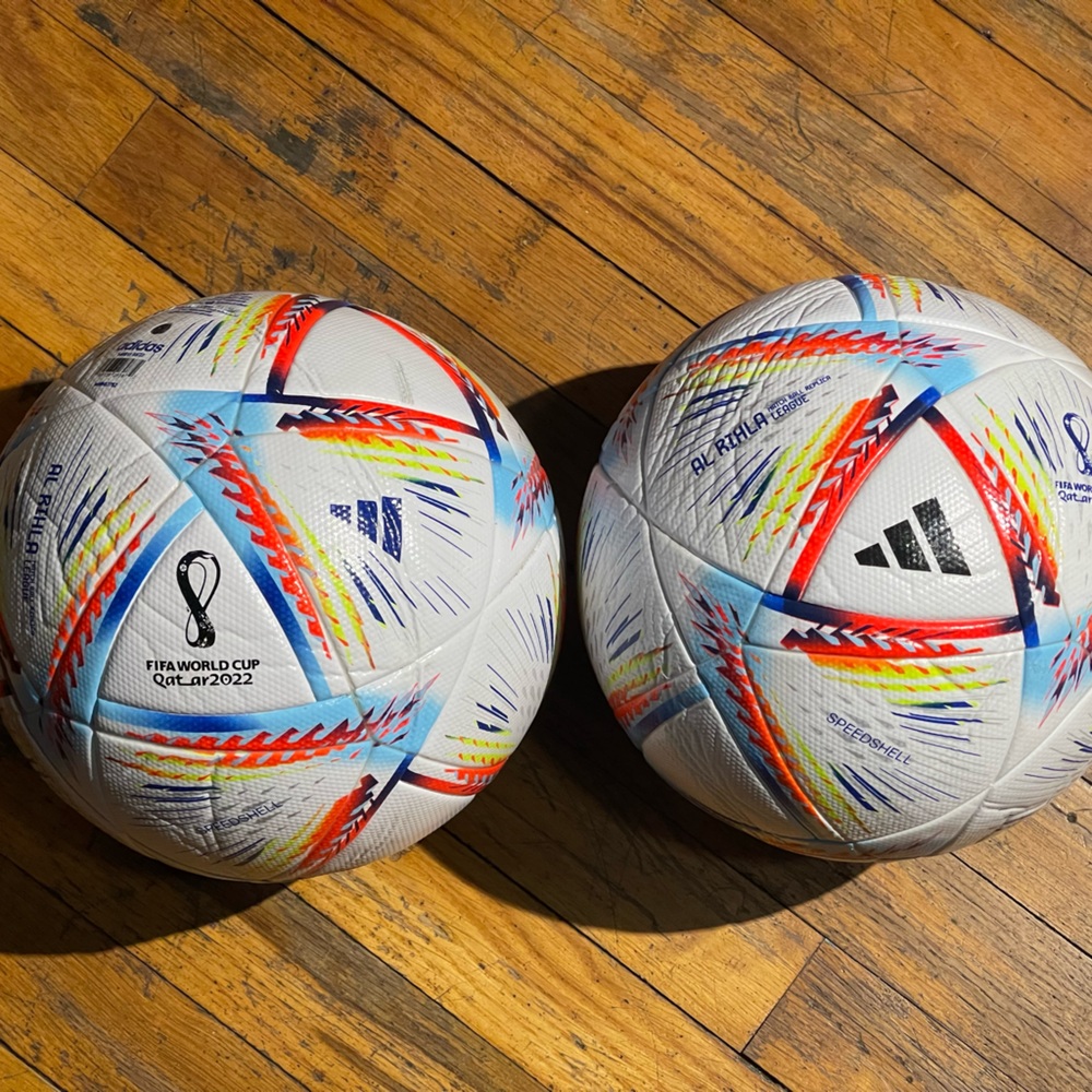 Like new Adidas soccer balls size 5